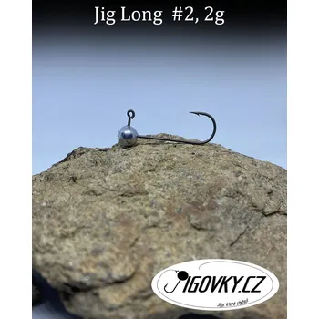 Rybářský háček CFA Jigové hlavičky Long #2 - 5ks, 2g