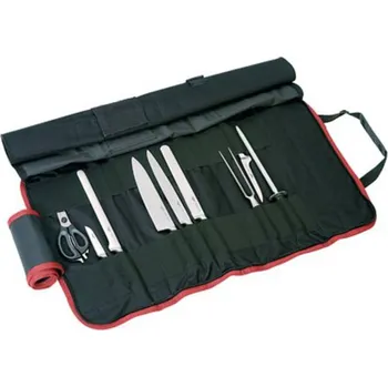 Stojan na nože Sambonet Paderno Industrie POUZDRO NA NOŽE - SE SADOU 9-TI KS NÁČINÍ