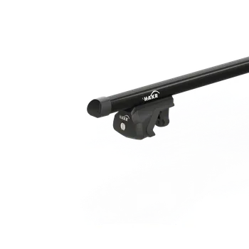 Příčník na automobil HAKR Brno Střešní nosič Volkswagen Sharan s podélníky 2010-2022, ALU BLACK tyč | HAKR