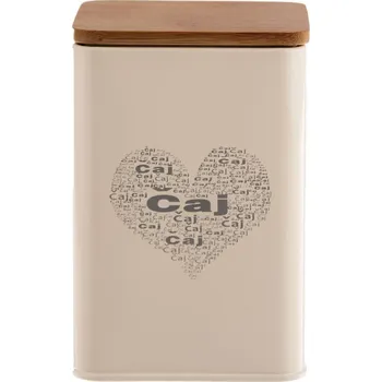 Orion Plechová dóza 127501 1,1 l smetanová/srdce/čaj