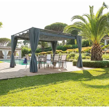 Zahrada DEOKORK Zahradní hliníkový altán DARWIN 3x4 m