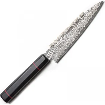 Kuchyňský nůž Kanetsune Namishibuki Wa-Petty 135mm Damascus s Pouzdrem