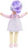 Panenka Corolle Rainbow Dolls Iris s hedvábnými vlasy a vanilkou fialová 38 cm