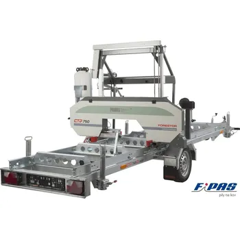 Pásová pila PILOUS CTR 750 mobil kmenová pásová pila na dřevo