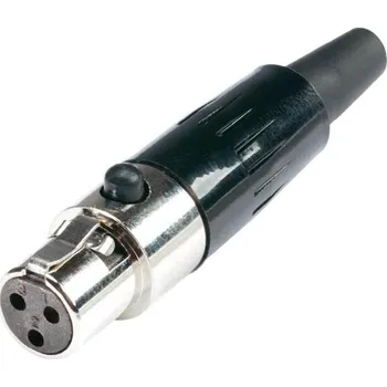 Audio kabel HICON XMCF3 Mini XLR kabelový konektor - samice + Prodloužená záruka 5 let zdarma