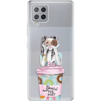 Telefonní příslušenství Odolné silikonové pouzdro iSaprio - Donut Worry - Samsung Galaxy A42