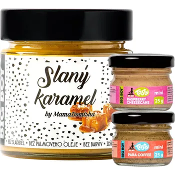 Cukrovinka Big Boy Slaný karamel 250 g + 2 x 25 g