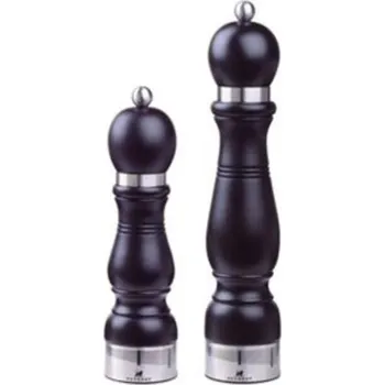 Kuchyňský mlýnek Sambonet Paderno Industrie MLÝNEK NA SŮL, zn. PEUGEOT - CHATEAUNEUF, výška 23 cm, černá matná