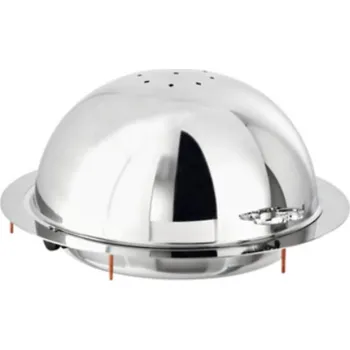 Pečicí pánev Sambonet Paderno Industrie CHAFING KULATÝ ZAOBLENÝ - ELEKTRICKÝ, průměr 40 cm k zabudování