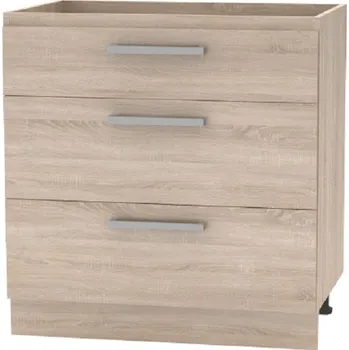 Obývací stěna Spodní skříňka 80, dub sonoma, NOPL-064-0S