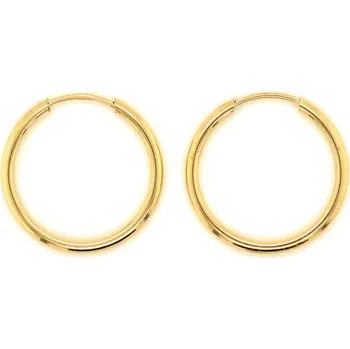 Náušnice Kroužky ze zlata Ø 16 mm