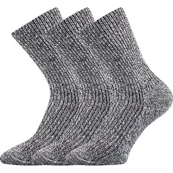 Dámské ponožky BOMA Říp šedé melé