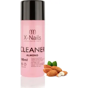 Přípravek na nehty X-NAILS odstraňovač výpotku, 100 ml - CLEANER MANDLE (Cleaner mandle - čistič gelu a gel laku, 100 ml)