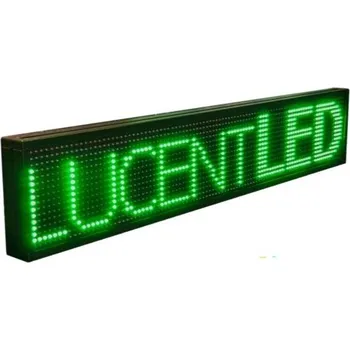 Reklamní LED panel LED reklama, běžící text, tabule, displej zelená (green) 100x20x5cm Speciální cena pro registrované