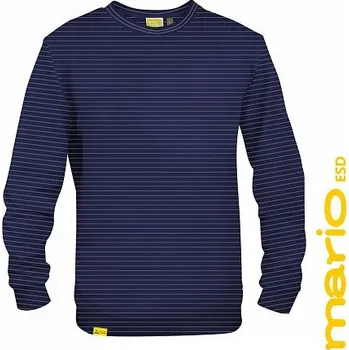 Pánská mikina Pracovní mikina CHAMEO MARIO ESD, navy CHM-007-ESD