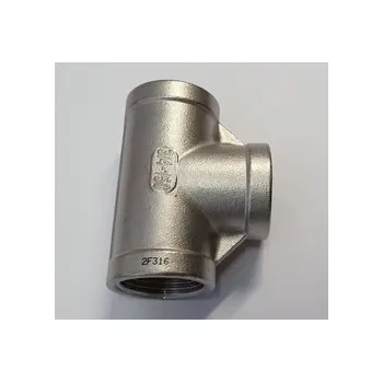 Fitinka T-kus nerez F/F/F AISI 316, Rozměr 1/4