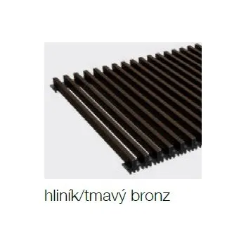 Radiátor Krycí mřížka KORAFLEX PM Hliník/Bronz tmavý 16x100 cm PM-10016-R1200Y