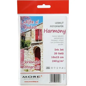 Fotopapír Fotopapír pro inkoustové tiskárny 10x15cm 240g lesklý 20ks 119579