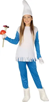 Karnevalový kostým Fiestas Guirca Dětský kostým Šmoulinka modrý/bílý