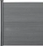 Max WPC šedý 188 x 178 cm + sloupek