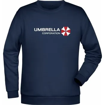 Pánská mikina Mikina Umbrella Corporation Line - námořní modrá