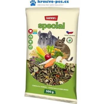 Krmivo pro hlodavce Darwin´s činčila & osmák special 500 g