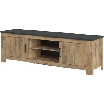 Televizní stolek TV komoda RAPALLO kaštan, šířka 189 cm venkovský