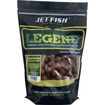 Boilies Jet Fish Boilie LEGEND Bioenzym fish + A.C. Losos-250 g 24 mm