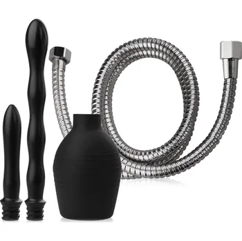 Intimní hygienický prostředek SADA K SEX IRIGACI - 2 KONCOVKY + BALONEK + SPRCHOVÁ HADICE - 7639952