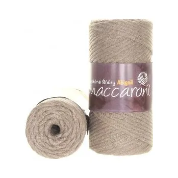 Příze Maccaroni Šňůry Abigail 3mm - 07-302 béžová
