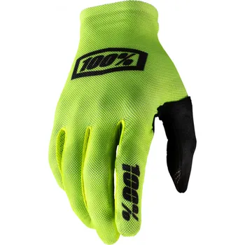 Cyklistické rukavice 100% Rukavice CELIUM GLOVES FLUO YELLOW/BLACK Velikost: M