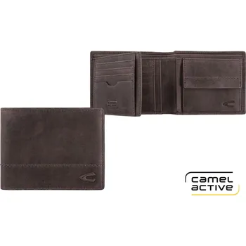 Peněženka Kožená pánská peněženka hnědá RFID safe 279-703-29, Camel Active