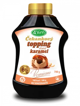 Sladidlo 4Slim Čekankový topping 700 g slaný karamel