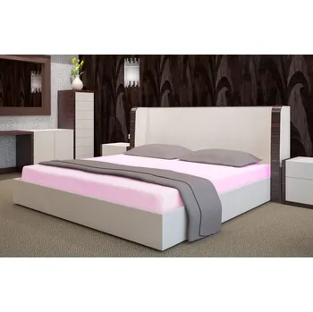 Prostěradlo Froté prostěradlo 01 světle růžová, různé rozměry, MyBestHome Rozměr prostěradla: na matraci 220x200 cm