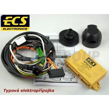 Tažné zařízení Typová elektropřípojka Peugeot 407 sedan 2004-2008, 7pin, ECS