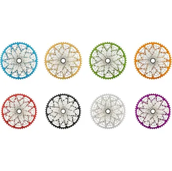 Kazeta přesmyku Kazeta GARBARUK 12-speed, 10-52 zubů pro Shimano Microspline, 340g Barva: Fialová