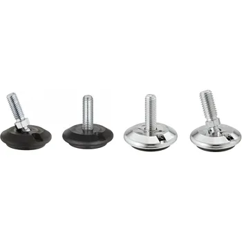 Nábytkové kování Nastavovací šroub pevný, chromovaný, závit M10