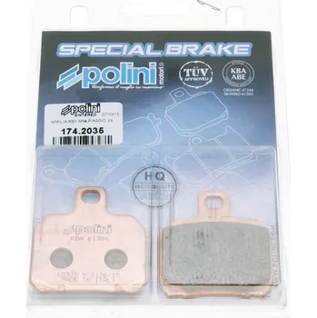 Auto-moto Brzdové destičky Polini sintr, Aprilia RS, CPI GTR, Peugeot Speedfight 3 174.2035