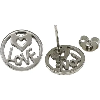 Souprava šperků Puzety s nápisem LOVE z chirurgické oceli VL 051