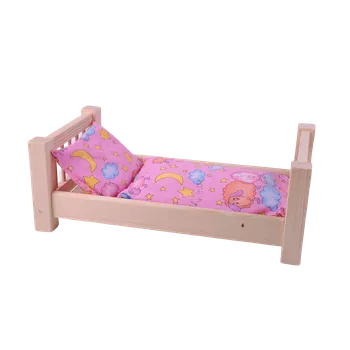 Dřevěná hračka Postýlka velká 56 cm