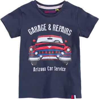 Chlapecké tričko Chlapecké tričko z BIO bavlny LEMON BERET GARAGE tmavě modré Velikost: 92-98