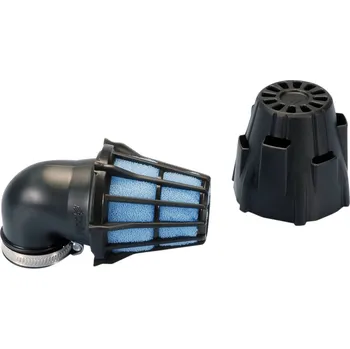 Auto-moto Vzduchový filtr Polini air box 32mm 90° černo-modrý 203.0093