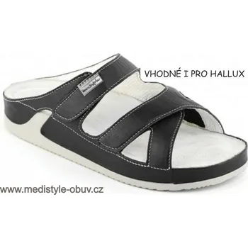 Dámská zdravotní obuv MEDISTYLE LINA 7L-J16 pantofel černý, černá - 40