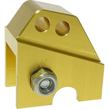 Vparts Podložka pod pružinu CNC 2 díry zlatá, Piaggio VC21317