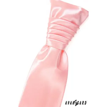 Kravata AVANTGART Regata PREMIUM a kapesníček růžová 577-9011-0