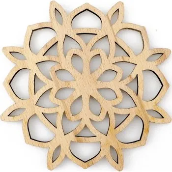 Podtácek Dřevěný podtácek - Mandala