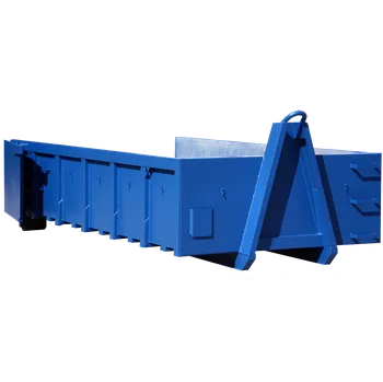 Popelnice Kontejner AVIA s pevnými bočnicemi 6 m3 Zelená RAL 6029