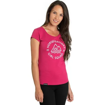 Dámské tričko tričko Horsefeathers Tasha - Rose Red XS