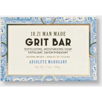 Mýdlo 18.21 Man Made Grit Bar pánské exfoliační mýdlo 198 g