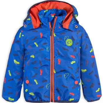 Kojenecká bunda Chlapecká jarní bunda LEMON BERET AUTÍČKA modrá Velikost: 80